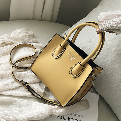 

Ins bag hit small fresh handheld girl bag in summer new 2019 fashion Tate bag oblique satchel bag