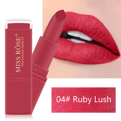 

MISS ROSE Red Pink Lips Makeup Waterproof Long Lasting Pigment Brand Matte Lipstick Tattoo Makeup rouge a levre Cosmetics