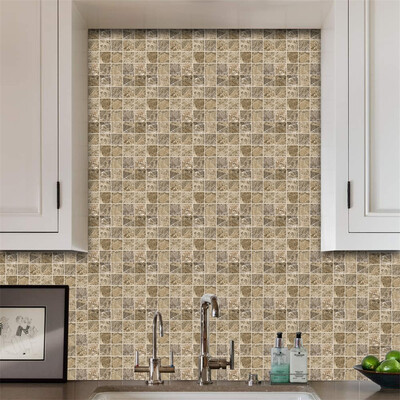 

〖Follure〗DIY 3D Mosaic Self Adhesive Wall Tile Sticker Vinyl Home Kitchen Decoration