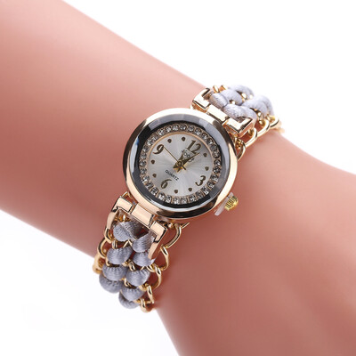 

New creative watch womens pure hand-woven woven rope bracelet bracelet watch wholesale
