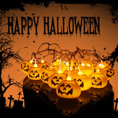 

〖Follure〗Halloween Party Ghost festival Pumpkin LED Battery lantern string Decoration