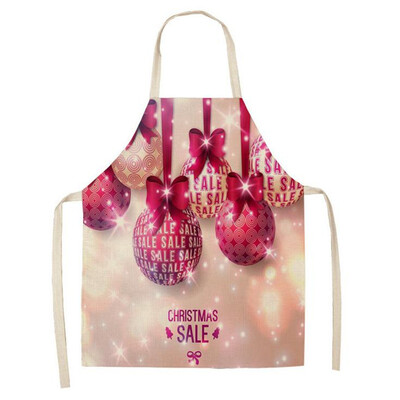 

Tailored Christmas Decoration Cotton And Linen Apron Kitchen Aprons Dinner Party Apron