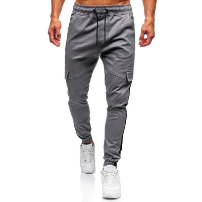 

Gobestart Mens Casual Sport Pants Slim Fit Solid Trousers Running Joggers Sweatpants