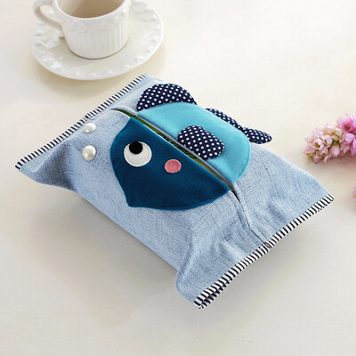 

Toponeto Handmade Cloth Tissue Bag Beautiful Simple Fashion Storage Dustproof Paper Bag