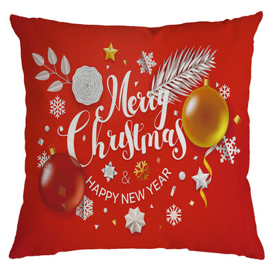 

Siaonvr Christmas Pillow Cover Pillowcases Decorative Sofa Cushion Cover 45x45cm