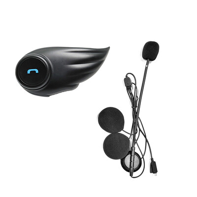 

F1 Motorcycle Helmet Intercom Bluetooth Headset Wireless Interphone with Headphone 800-1000M Intercom Distance Hands-free with Mic