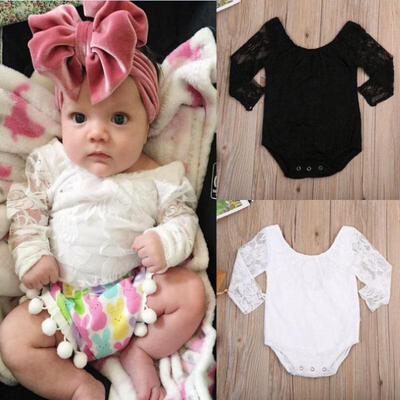 

New Princess Kids Baby Girl Lace Floral Romper Jumpsuit Bodysuit Outfits Sunsuit