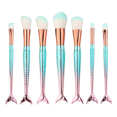 

Toponeto 7PCS Make Up Foundation Eyebrow Eyeliner Blush Cosmetic Concealer Brushes