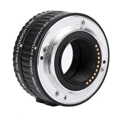 

Viltrox Macro AF Auto Focus Extension DG Tube 10mm 16mm Set Ring Metal Mount for Micro M43 Camera Olympus E-P1 E-P2 E-PL1 E-PL2 P