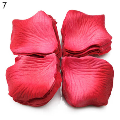 

1000 Pcs Wedding Scatter Confetti Table Party Silk Fake Rose Flower Petals