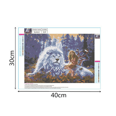 

Gobestart 5D Embroidery Paintings Rhinestone Pasted DIY Diamond Painting Cross Stitch
