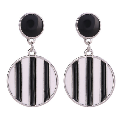 

Statement Earrings 2019 Metal Round Geometric Drop Earrings For Women Pendant Dangle Earing Party Jewelry pendientes oorbellen