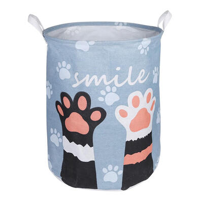 

Animal Folded Storage Basket Waterproof Toy Clothes Organizer Barrel Bucket