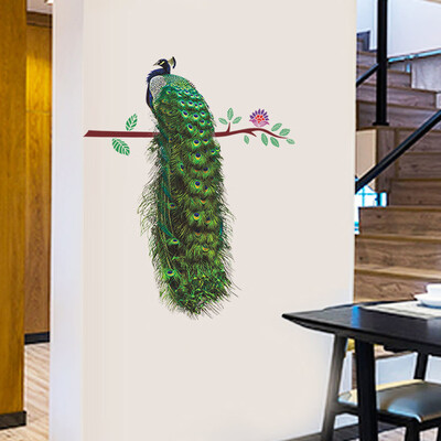 

Gobestart DIY Home Peacock Removable Decor Environmentally Mural Wall Stickers Decal