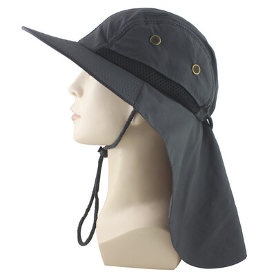 

Women & Men Outdoor Sun Hat UV Protection Fishing Hiking Caps with Face Neck Flap Cover