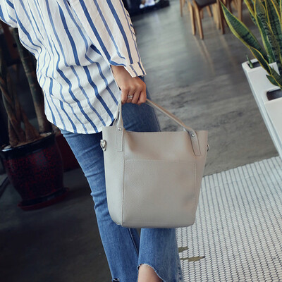 

Tailored Women Four Set Handbag Shoulder Bags Four Pieces Tote Bag Crossbody Wallet