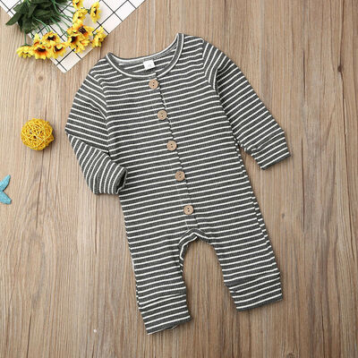 

Newborn Baby Kids Boy Girl Clothes Long Sleeve Romper Jumpsuit One-Piece Outfits