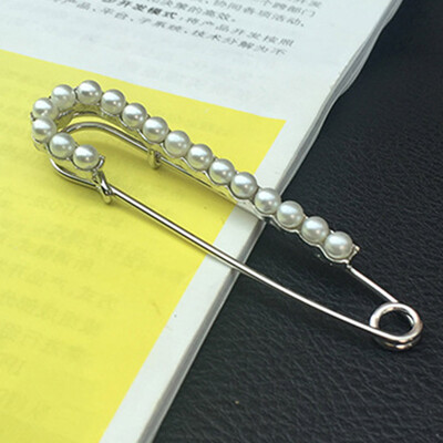

New Safety Pins Women Crystal Brooches Sliver Gold Catch Scarf or Lapel Jewelry