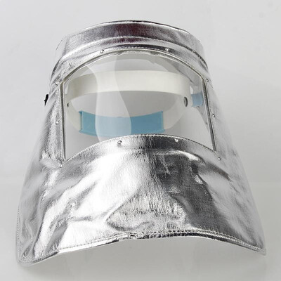 

Flower protection brand 9570 aluminum foil resistant to 1000 degree high temperature insulation mask head-mounted fire protection