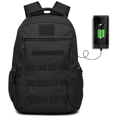 

50L Outdoor Sport Military Tactical Bag Climbing Mountaineering USB Charging Laptop Backpack Camping Hiking Trekking Rucksack Expa