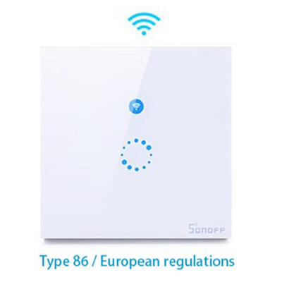 

Itead Sonoff Touch EU 86 Phone APP Remote Control Switch WIFI Smart Wall Switch Crystal Panel