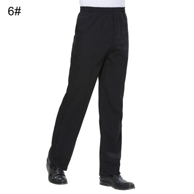 

Men Stripe Plaid Chili Printed Hotel Restaurant Kitchen Chef Work Long Pants