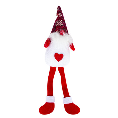 

Toponeto Handmade Santa Cloth Doll Birthday Present For Home Christmas Holiday Decoration