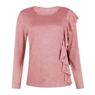 

Women Clothing Casual Holiday Sweatshirt Long Sleeve Tops T-Shirt Plus Size