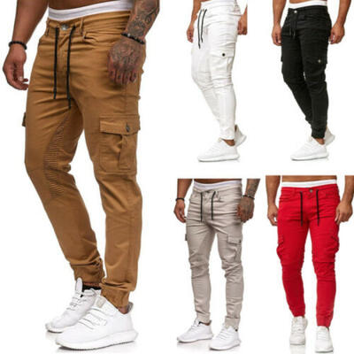 

Mens Sport Pants Long Trousers Tracksuit Fitness Workout Joggers Gym Sweatpants