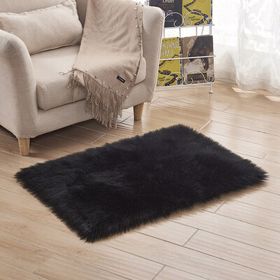 

Toponeto Soft Rug Chair Cover Artificial Sheepskin Wool Warm Hairy Carpet Seat Mats Rug
