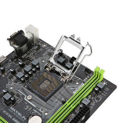 

MAXSUN MS-H110D4L for Intel H110 LGA 1151 Socket Desktop Computer Mainboard Motherboard SATA 6Gbs USB 30 Games DDR4 -ATX