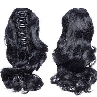 

Adjustable Messy Style Ponytail Hair Extension with Jaw Claw Synthetic Hair-Piece&Braids Ponytail hair
