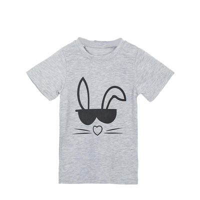 

Parent-Kids Sweatershirt Women Boys Rabbit Printed Mom Son Sweatershirt
