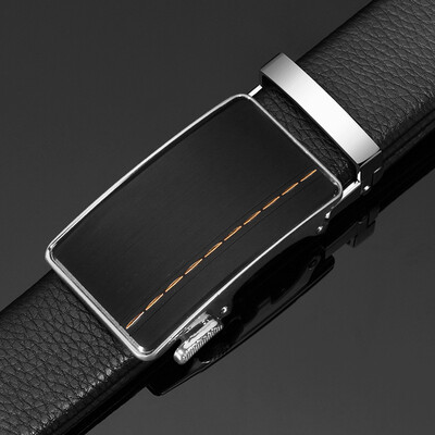 

Factory Mens leather belt First layer leather automatic buckle belt Casual mens belt with spot