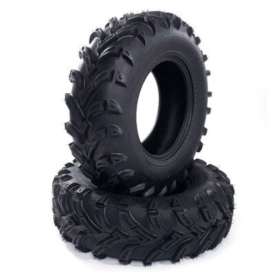 

Ktaxon Two of 26x9-12 Front Left&Right ATV Tires 6ply Rubber J Speed Rating