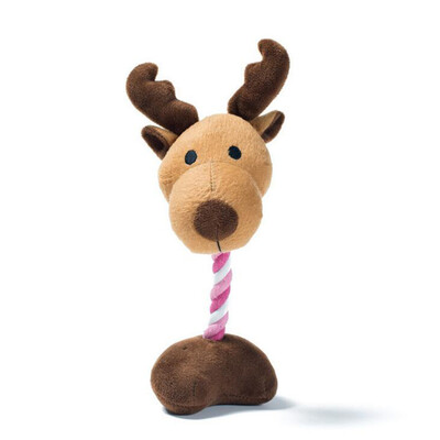 

Gobestart Pet Cat Dog Squeaky Toy Squeaker Sound Chew Interactive Plush Toy