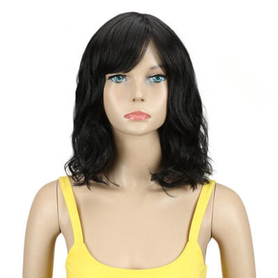 

Noble Short Wig Pink Wig Straight Hair Synthetic Heat Resistant 12 Inch 3 Color cosplay synthetic wig