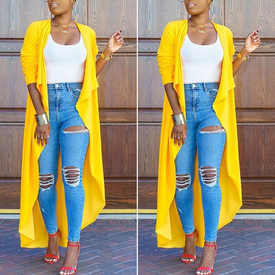 

Summer Womens Cotton Long Cardigan Sun Protection Maxi Dress Jacket Coat Tops