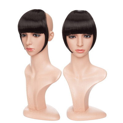 

Hair Bangs Clip in Hair Extensions Front Neat Bang Fringe One Piece Striaght Hairpiece Accessories