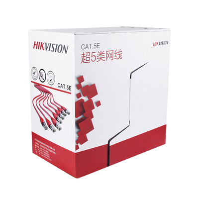 

Hikvision original super five unshielded indoor network cable national standard oxygen-free copper network cable 305 meters box DS-1LN5E-S E
