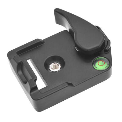 

Quick Release Adapter Camera Clamp Sliding Plate Bubble Level wScrew Mount