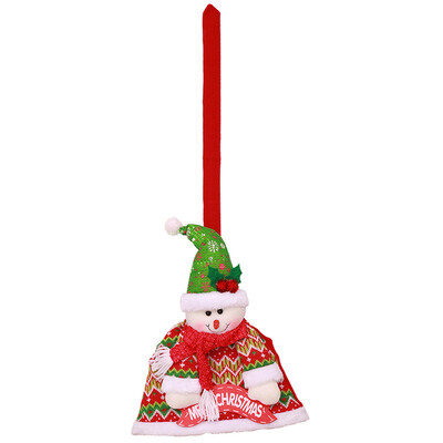 

Christmas Decoration Santa Claus Snowman Home Mall Hotel Broom Cover Case