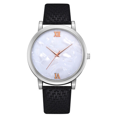 

Quartz watch Korean version of casual temperament female student quartz watch woven pattern belt watch