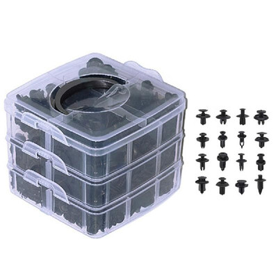 

630pcsSet Car Body Push Pin Rivets Car Bumper Repairing Kits Fastener Clip Expansion Clips