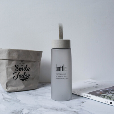

Gobestart Water Bottle Plastic Sport Scrub Leak Proof Drinking My Bottle Portable Fashion