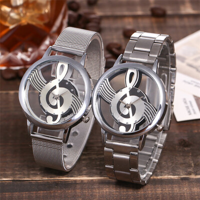 

Korean version of the perspective notes watch double-sided hollow belt couple table student fashion watch