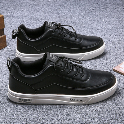 

2019 new autumn shoes mens casual white shoes wild white tide shoes shoes Korean version of the trend of wild mens shoes
