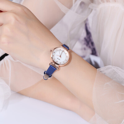

Chain female watch small dial waterproof simple mini compact trend Sen watch female girl heart