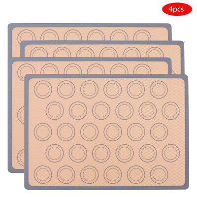 

Toponeto Silicone Macaron Baking Mat-Half sheet silicone liner for baking pans