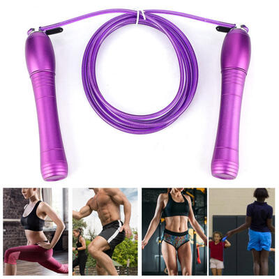 

Greensen Speed Fitness Jump Rope Aluminum Alloy Non Slip Handle Adjustable Adult Skipping Ropes